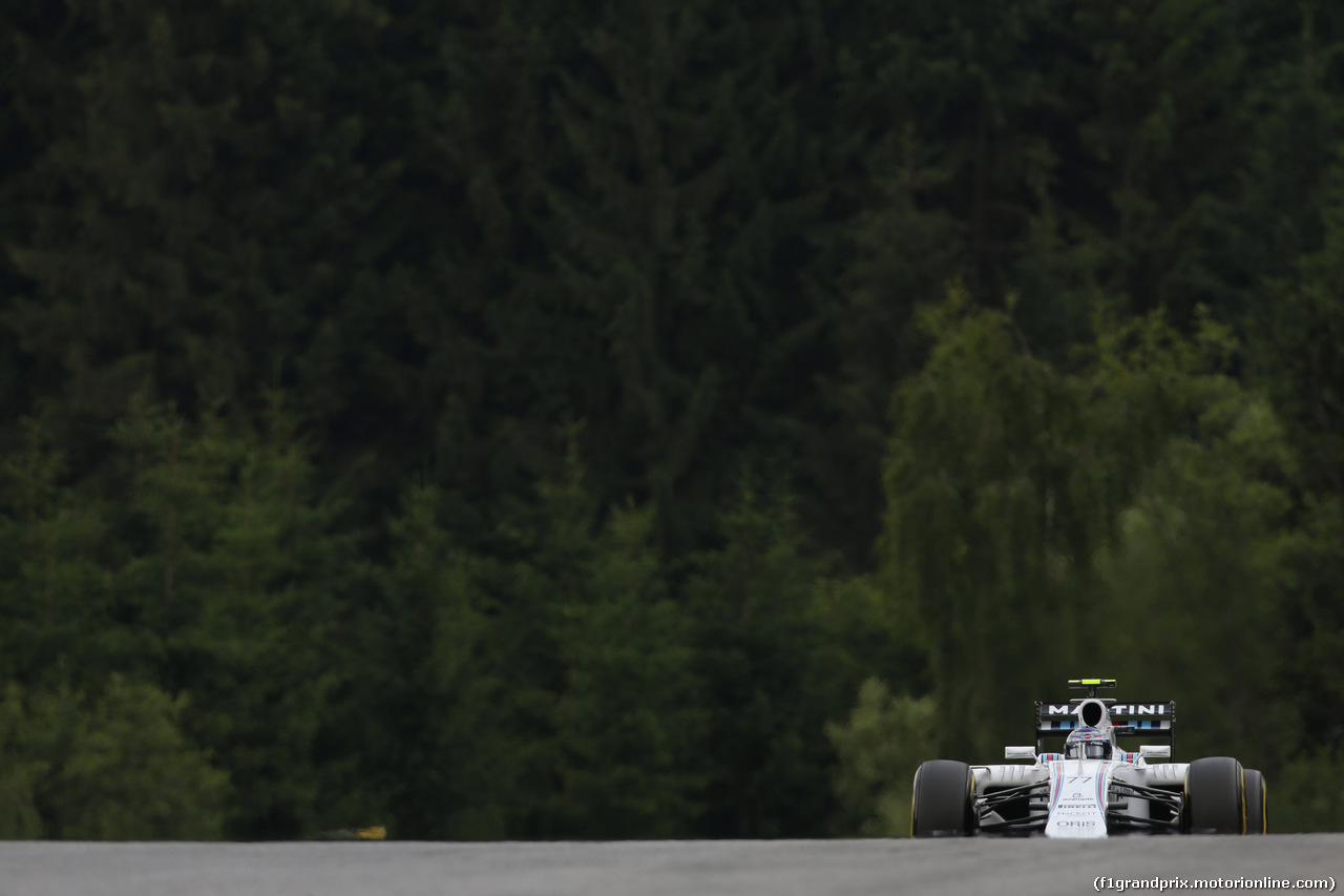 GP AUSTRIA, 19.06.2015- Prove Libere 1, Valtteri Bottas (FIN) Williams F1 Team FW37