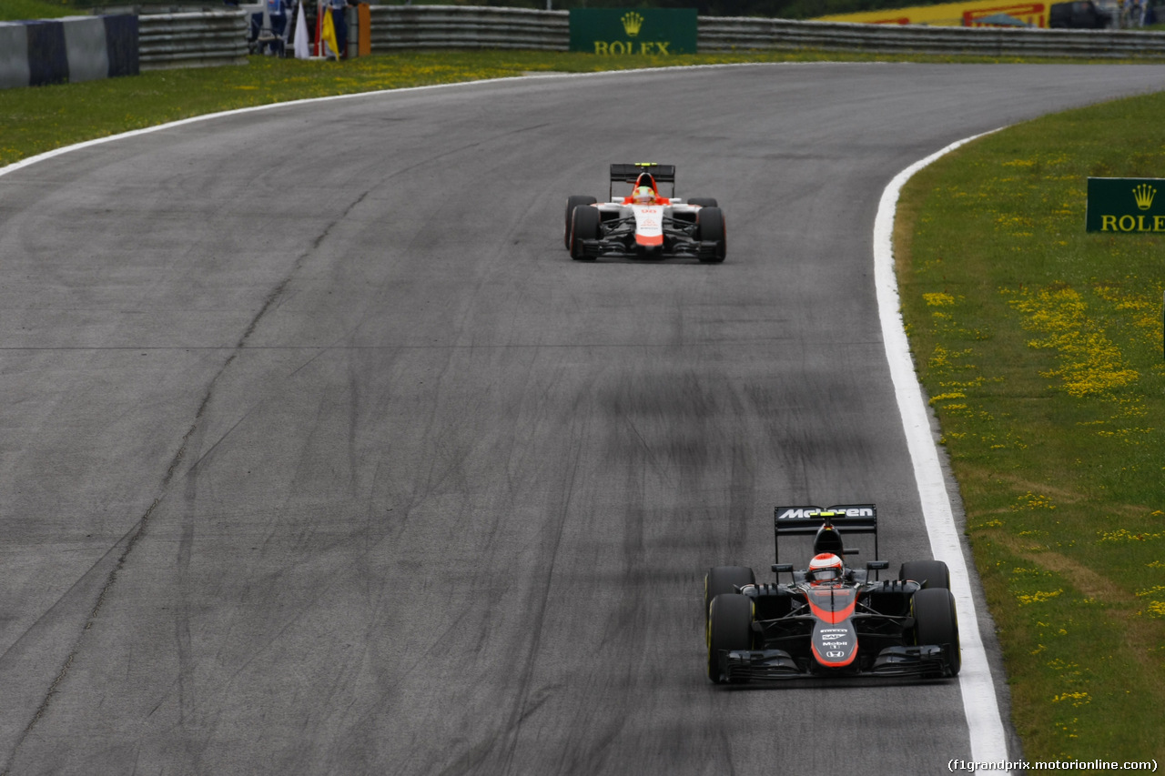 GP AUSTRIA, 19.06.2015- Prove Libere 2, Jenson Button (GBR) McLaren Honda MP4-30