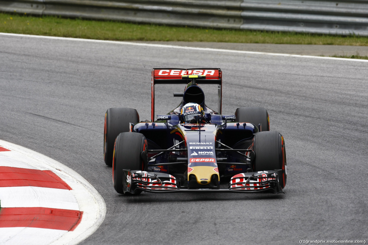 GP AUSTRIA, 19.06.2015- Prove Libere 2, Carlos Sainz Jr (ESP) Scuderia Toro Rosso STR10