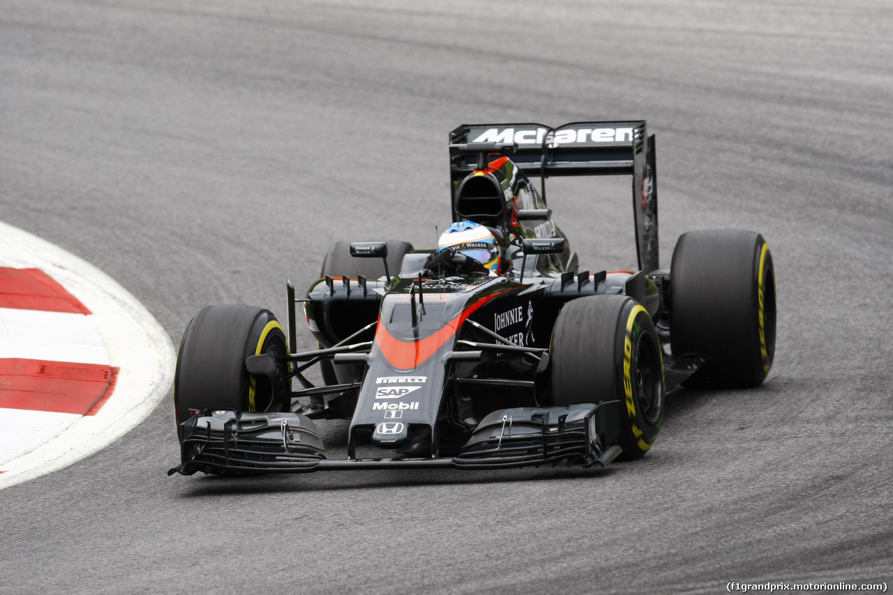 GP AUSTRIA, 19.06.2015- Prove Libere 2, Fernando Alonso (ESP) McLaren Honda MP4-30MP4-30