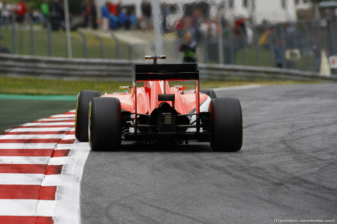 GP AUSTRIA, 19.06.2015- Prove Libere 2, Roberto Merhi (ESP) Manor Marussia F1 Team