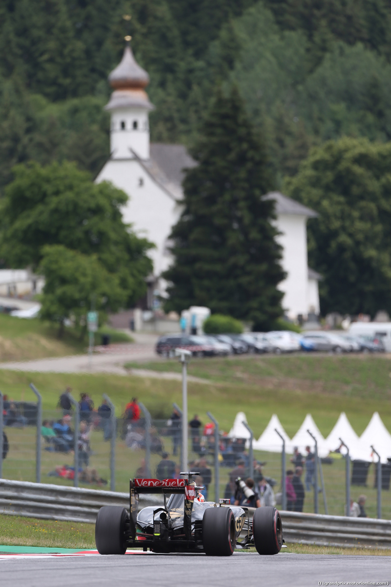 GP AUSTRIA, 19.06.2015- Prove Libere 2, Romain Grosjean (FRA) Lotus F1 Team E23