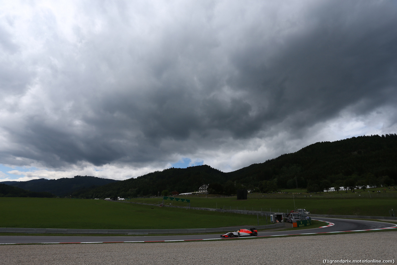 GP AUSTRIA, 19.06.2015- Prove Libere 2, Roberto Merhi (ESP) Manor Marussia F1 Team