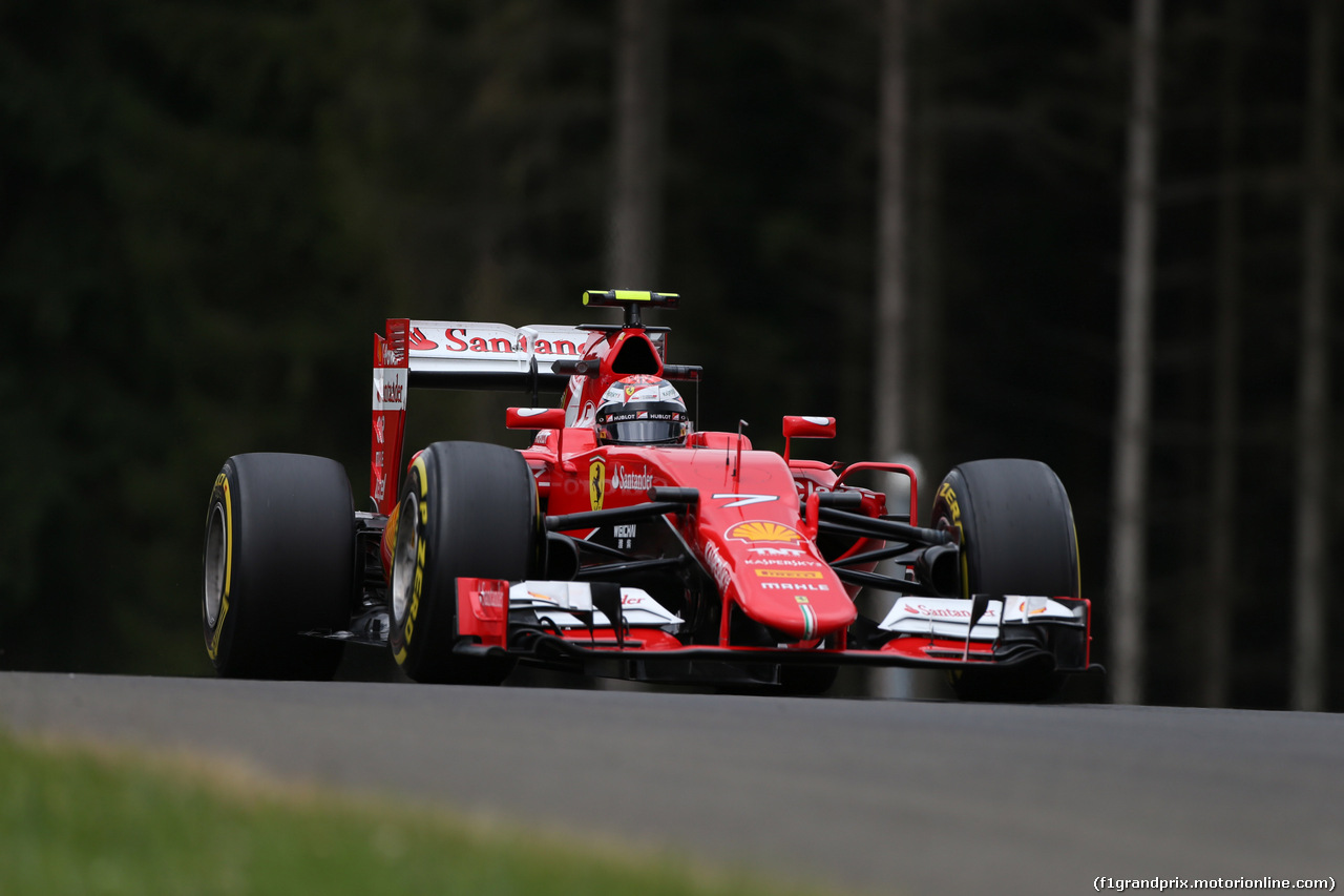 GP AUSTRIA, 19.06.2015- Prove Libere 2, Kimi Raikkonen (FIN) Ferrari SF15-T