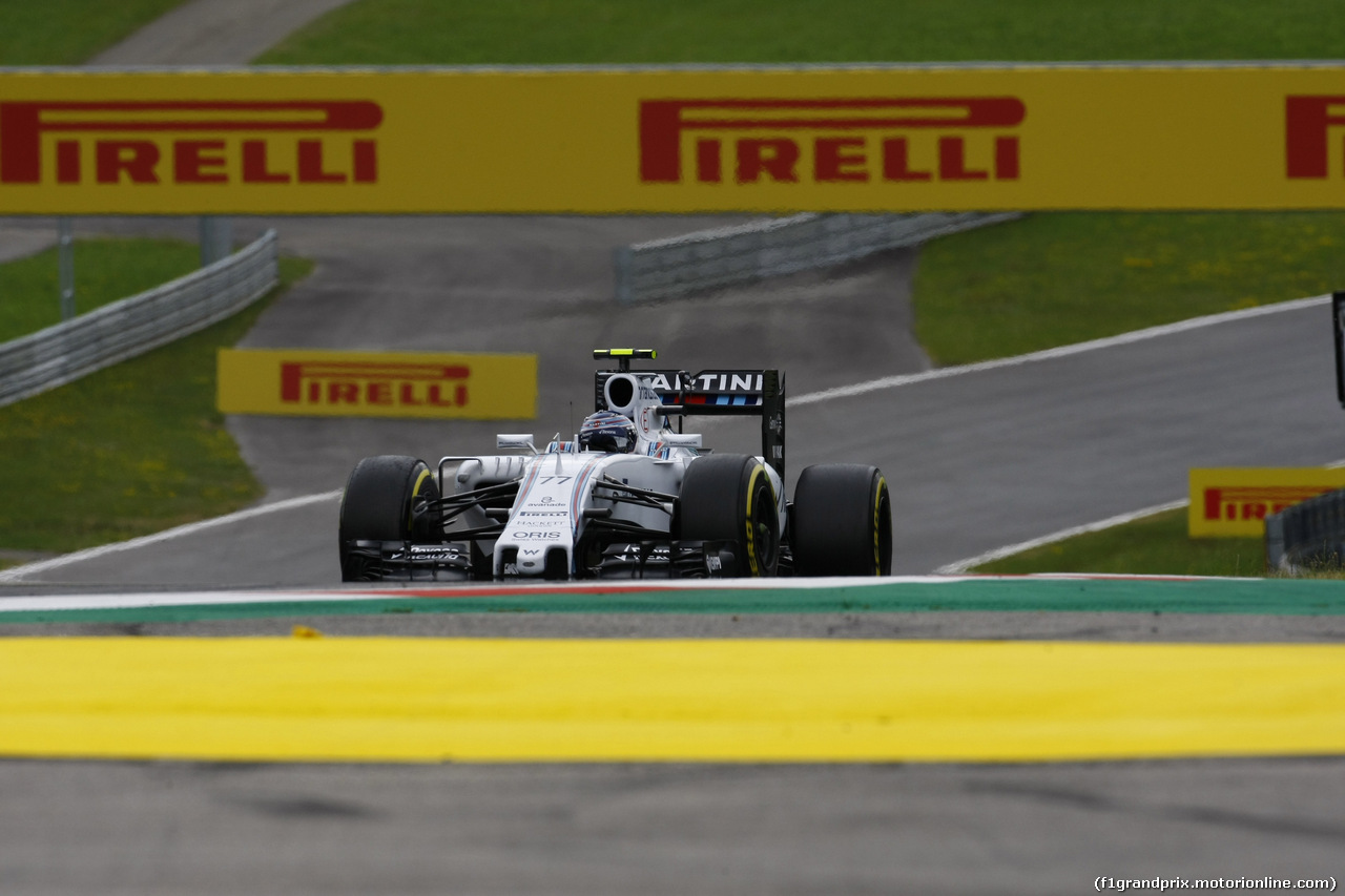 GP AUSTRIA, 19.06.2015- Prove Libere 2, Felipe Massa (BRA) Williams F1 Team FW37