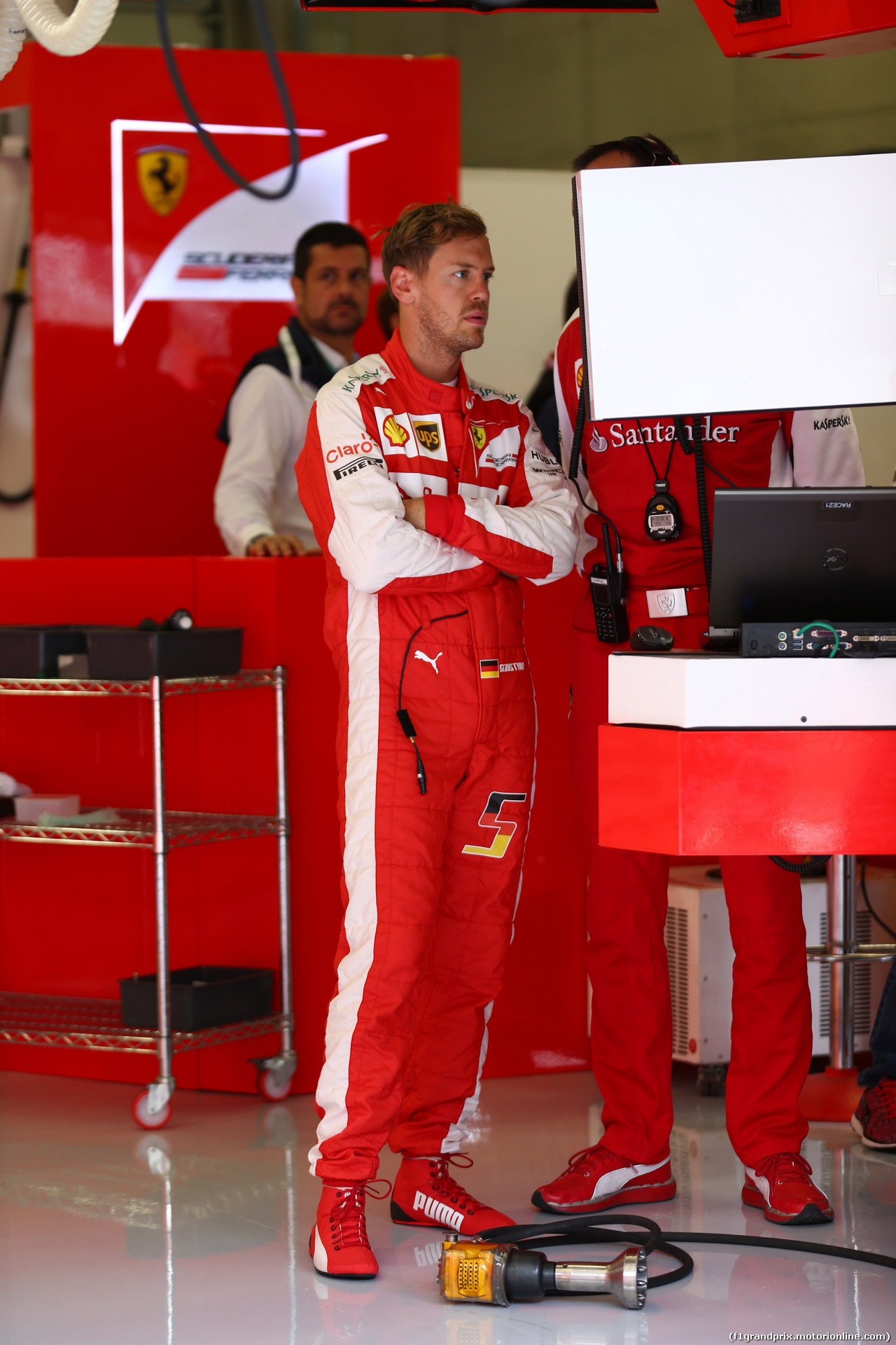 GP AUSTRIA, 19.06.2015- Prove Libere 1, Sebastian Vettel (GER) Ferrari SF15-T