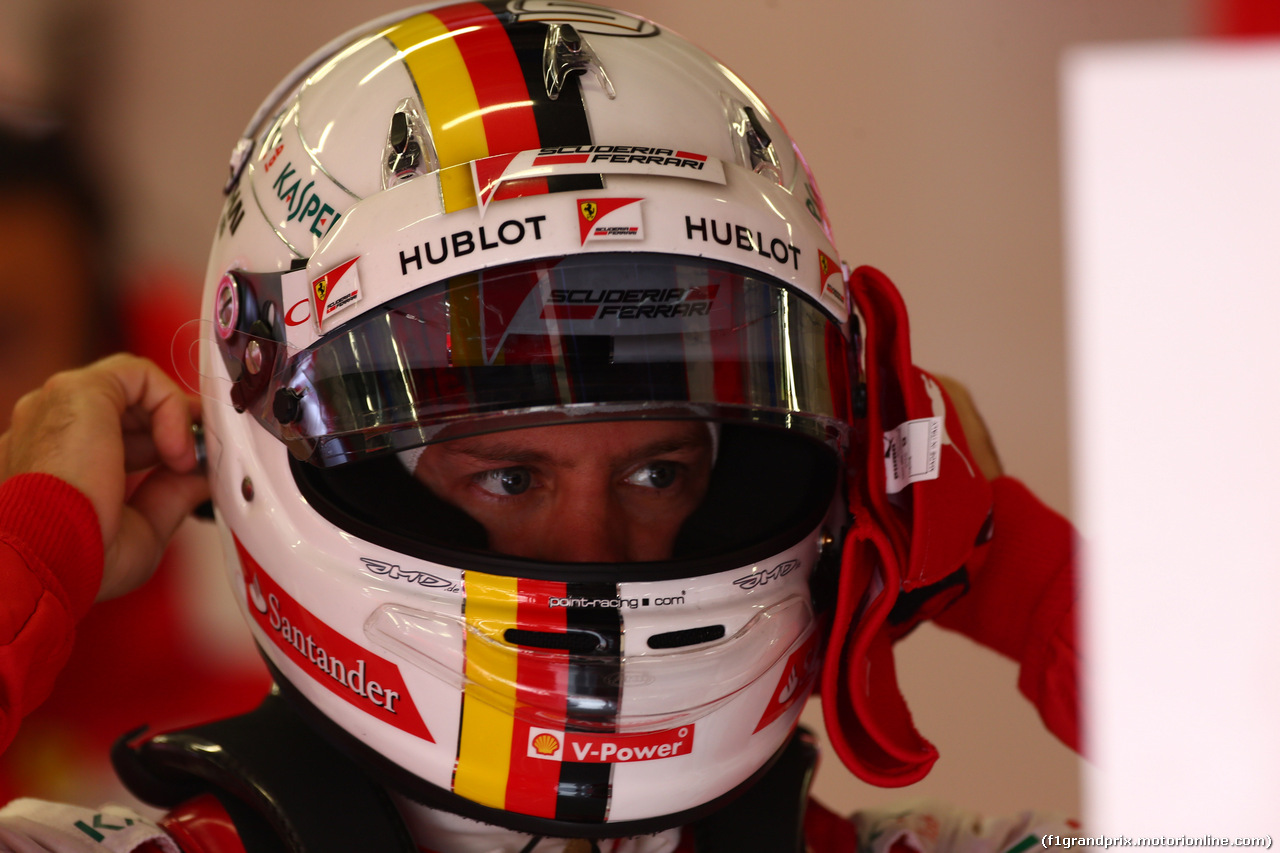 GP AUSTRIA, 19.06.2015- Prove Libere 1, Sebastian Vettel (GER) Ferrari SF15-T