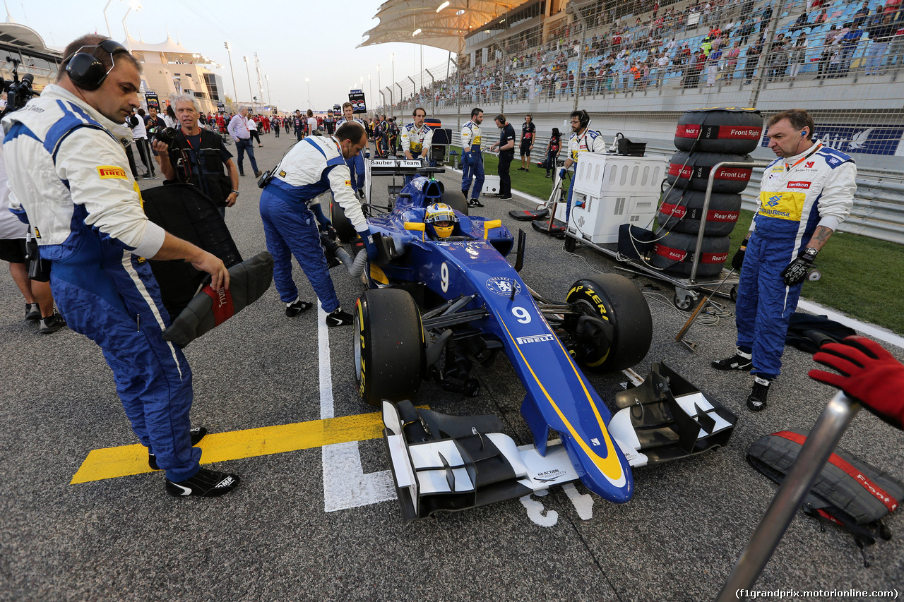 GP BAHRAIN, 19.04.2015 - Gara, Marcus Ericsson (SUE) Sauber C34