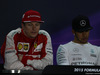 GP BAHRAIN, 19.04.2015 - Gara, Conferenza Stampa, Kimi Raikkonen (FIN) Ferrari SF15-T e Lewis Hamilton (GBR) Mercedes AMG F1 W06