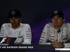 GP BAHRAIN, 19.04.2015 - Gara, Conferenza Stampa, Lewis Hamilton (GBR) Mercedes AMG F1 W06 e Nico Rosberg (GER) Mercedes AMG F1 W06
