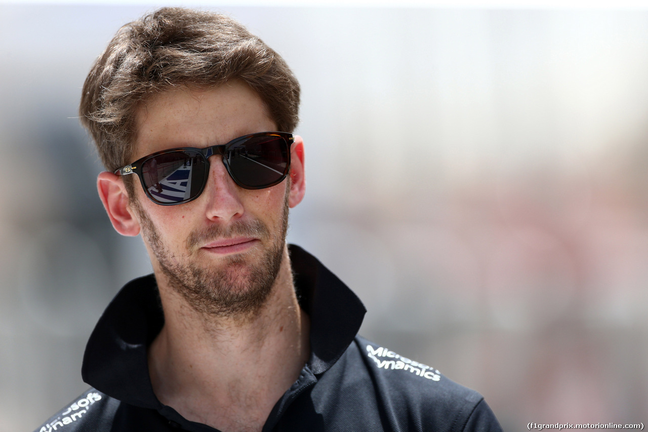 GP BAHRAIN, 16.04.2015 - Romain Grosjean (FRA) Lotus F1 Team E23