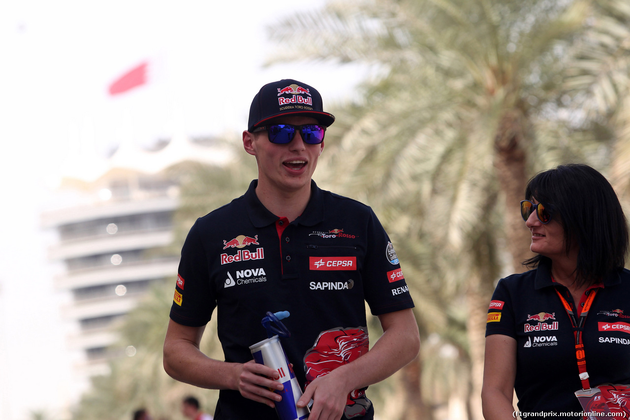 GP BAHRAIN, 16.04.2015 - Max Verstappen (NED) Scuderia Toro Rosso STR10