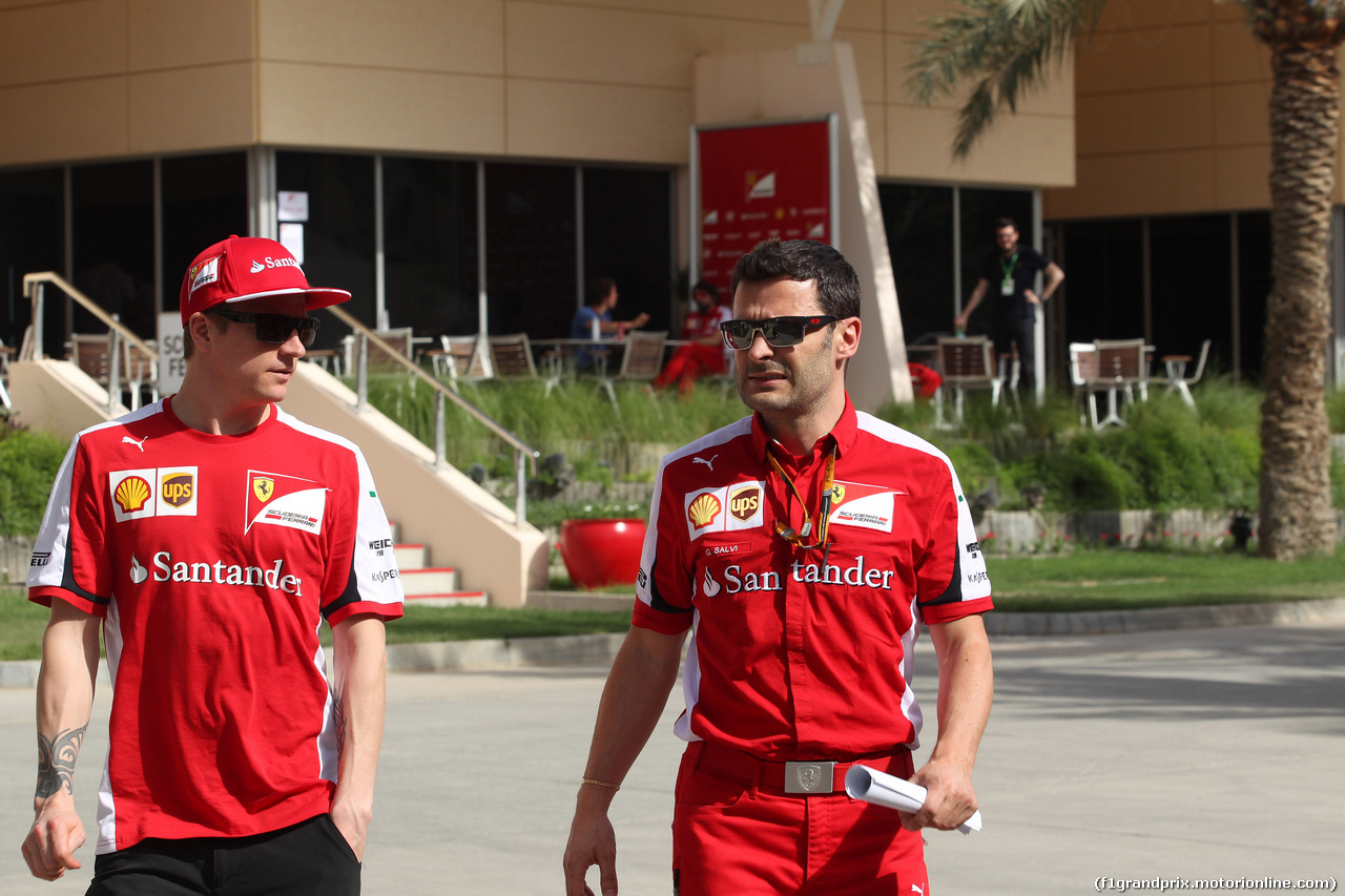 GP BAHRAIN, 16.04.2015 - Kimi Raikkonen (FIN) Ferrari SF15-T