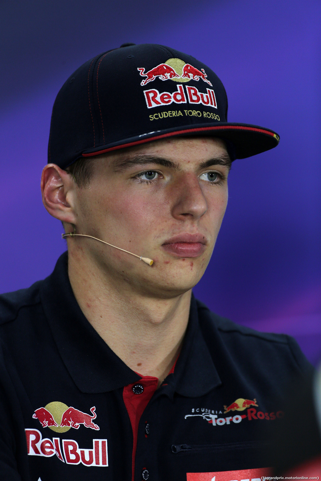 GP BAHRAIN, 16.04.2015 - Conferenza Stampa, Max Verstappen (NED) Scuderia Toro Rosso STR10