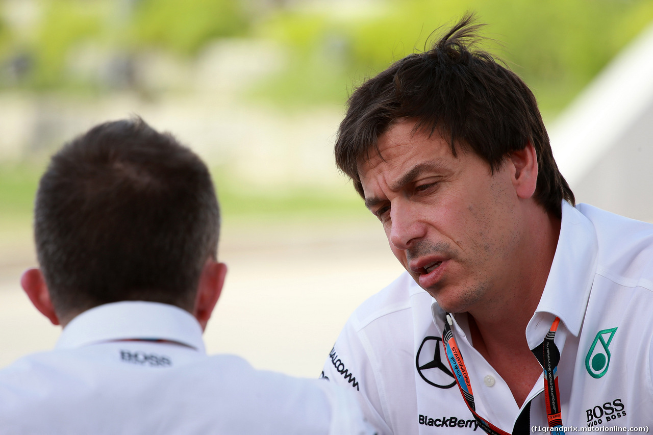 GP BAHRAIN, 16.04.2015 - Toto Wolff (GER) Mercedes AMG F1 Shareholder e Executive Director