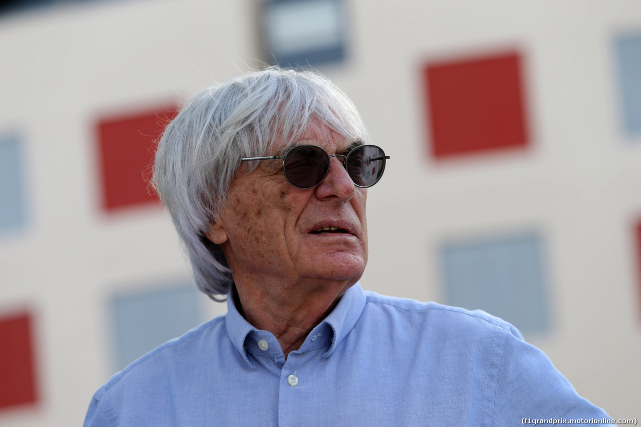 GP BAHRAIN, 16.04.2015 - Bernie Ecclestone (GBR), President e CEO of FOM