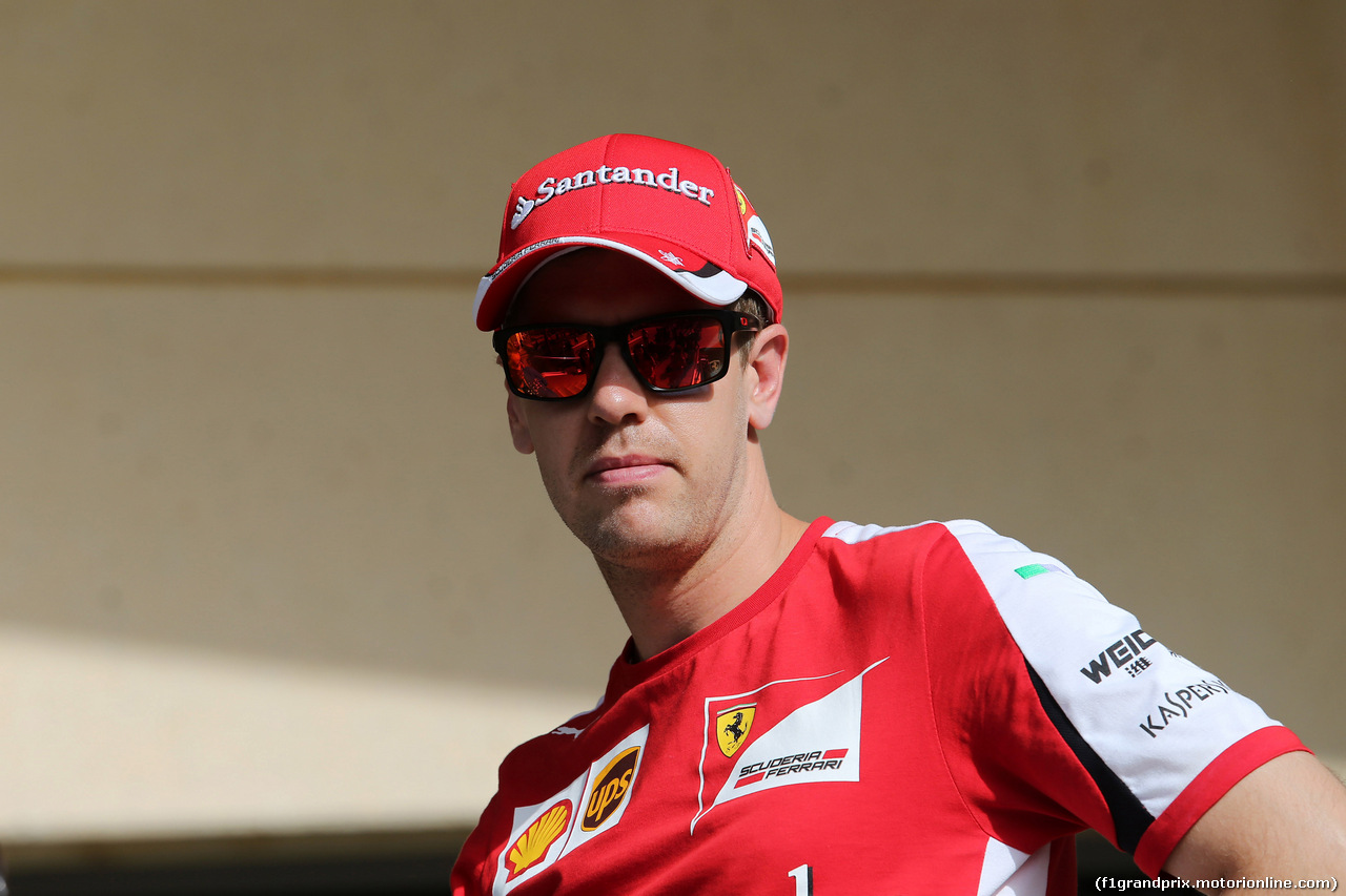 GP BAHRAIN, 16.04.2015 - Sebastian Vettel (GER) Ferrari SF15-T