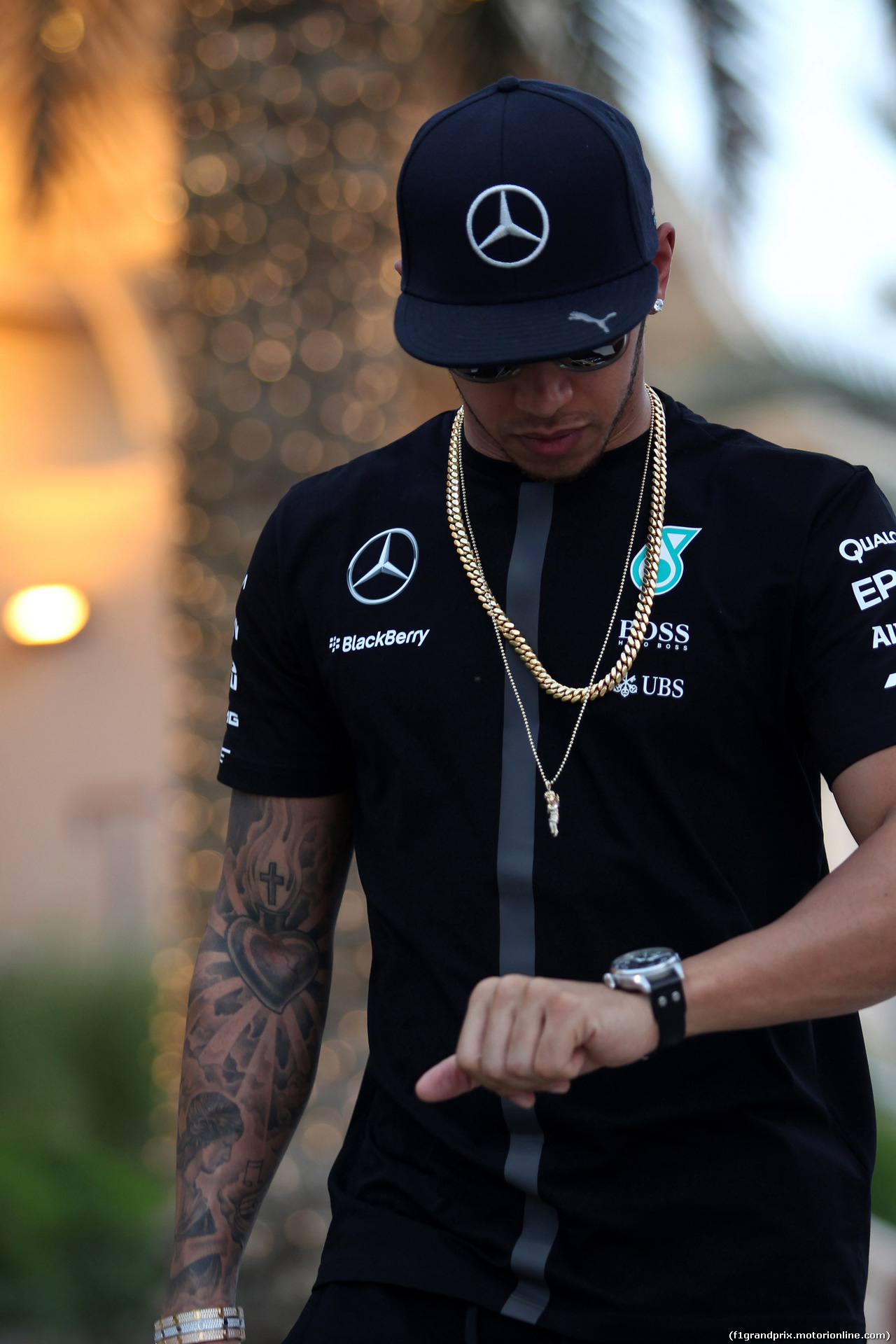 GP BAHRAIN, 16.04.2015 - Lewis Hamilton (GBR) Mercedes AMG F1 W06