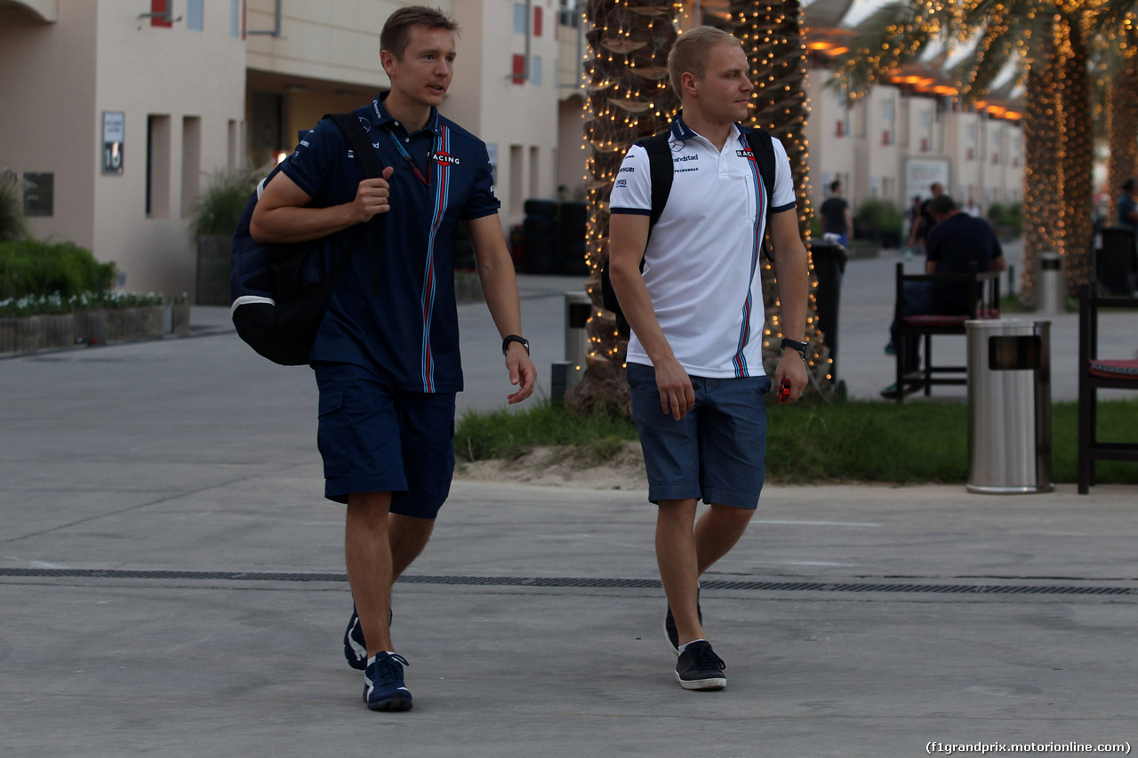 GP BAHRAIN, 16.04.2015 - Valtteri Bottas (FIN) Williams F1 Team FW37