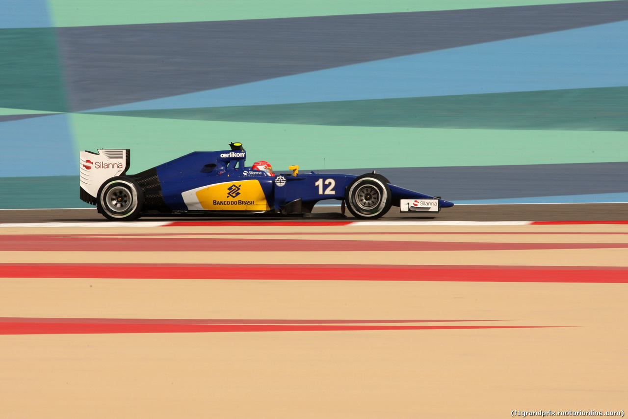 GP BAHRAIN, 18.04.2015 - Prove Libere 3, Felipe Nasr (BRA) Sauber C34