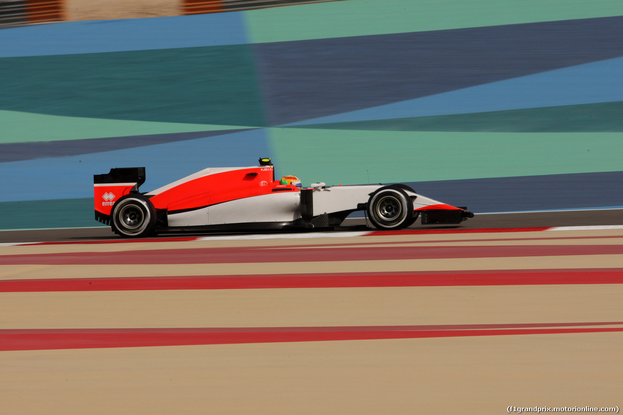 GP BAHRAIN, 18.04.2015 - Prove Libere 3, Roberto Merhi (ESP) Manor Marussia F1 Team