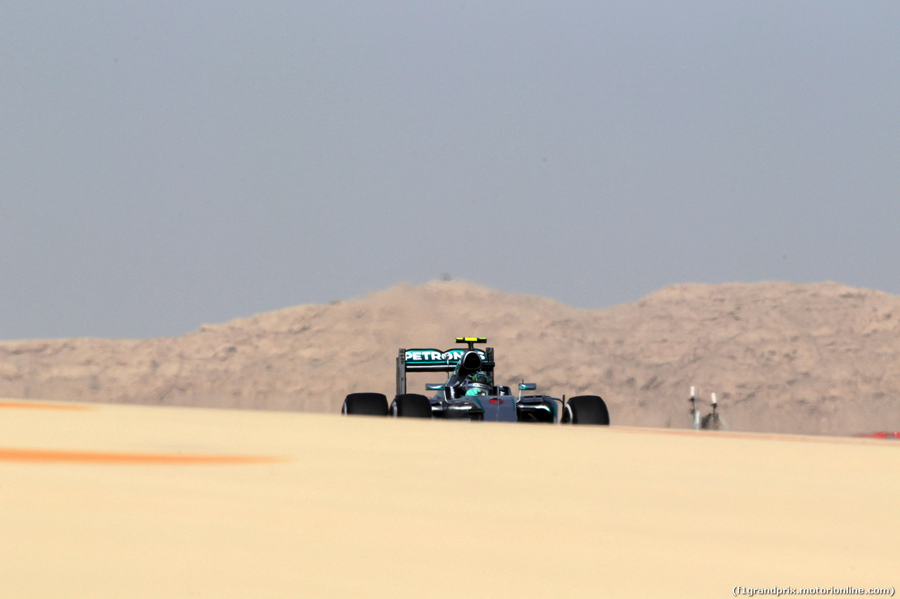 GP BAHRAIN, 18.04.2015 - Prove Libere 3, Nico Rosberg (GER) Mercedes AMG F1 W06