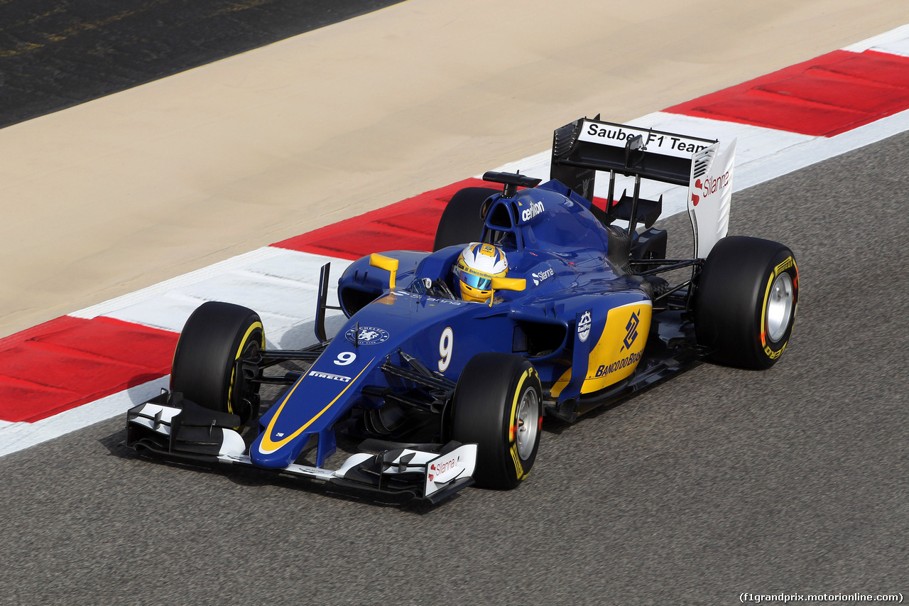 GP BAHRAIN, 18.04.2015 - Prove Libere 3, Marcus Ericsson (SUE) Sauber C34