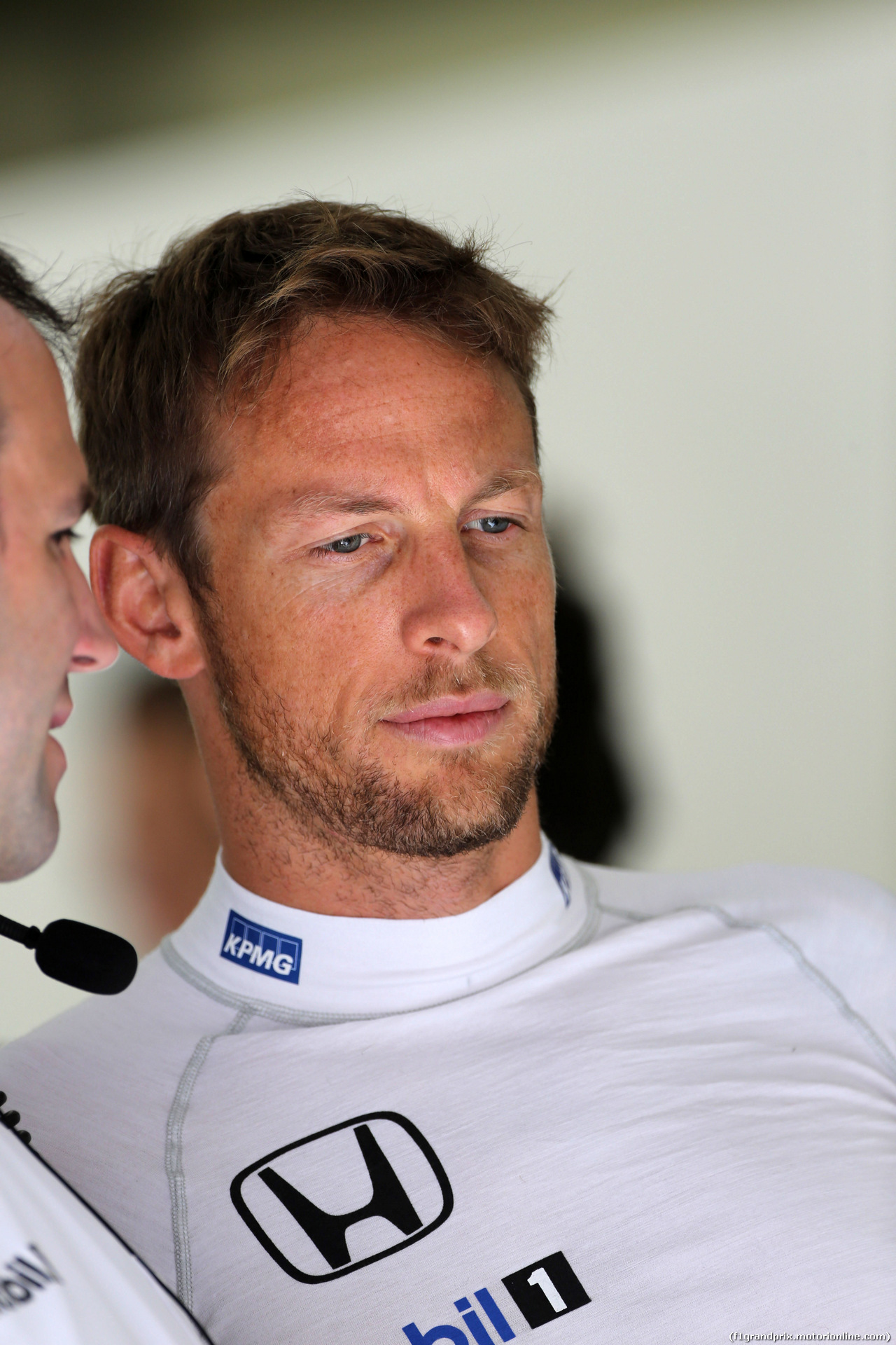 GP BAHRAIN, 18.04.2015 - Prove Libere 3, Jenson Button (GBR)  McLaren Honda MP4-30.