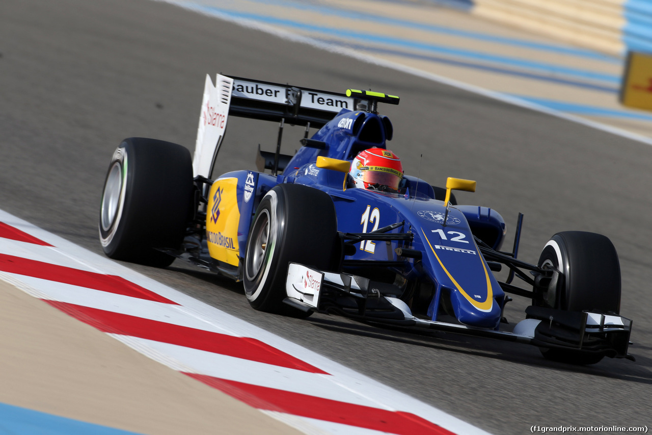 GP BAHRAIN, 18.04.2015 - Prove Libere 3, Felipe Nasr (BRA) Sauber C34