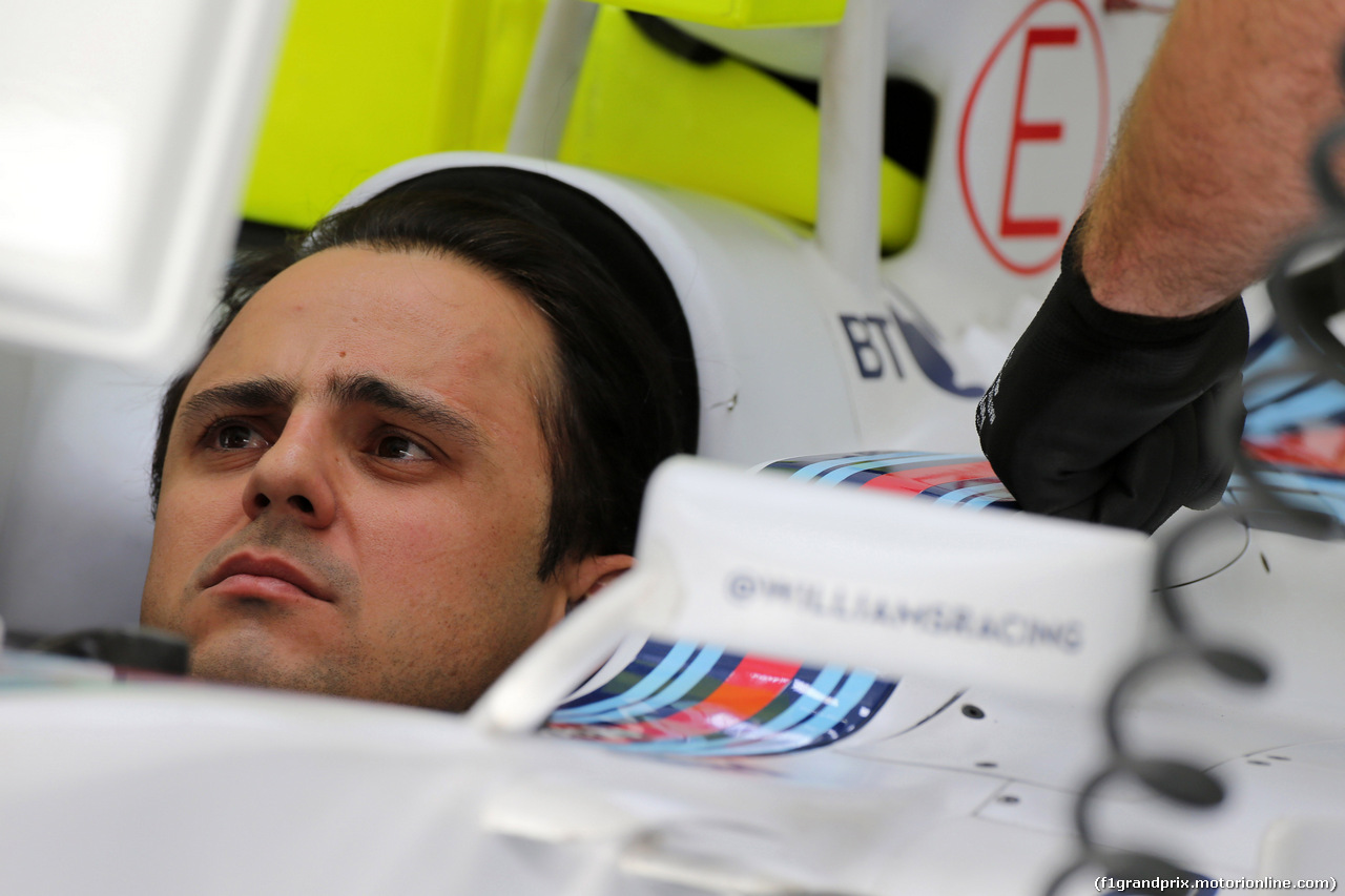 GP BAHRAIN, 18.04.2015 - Prove Libere 3, Felipe Massa (BRA) Williams F1 Team FW37