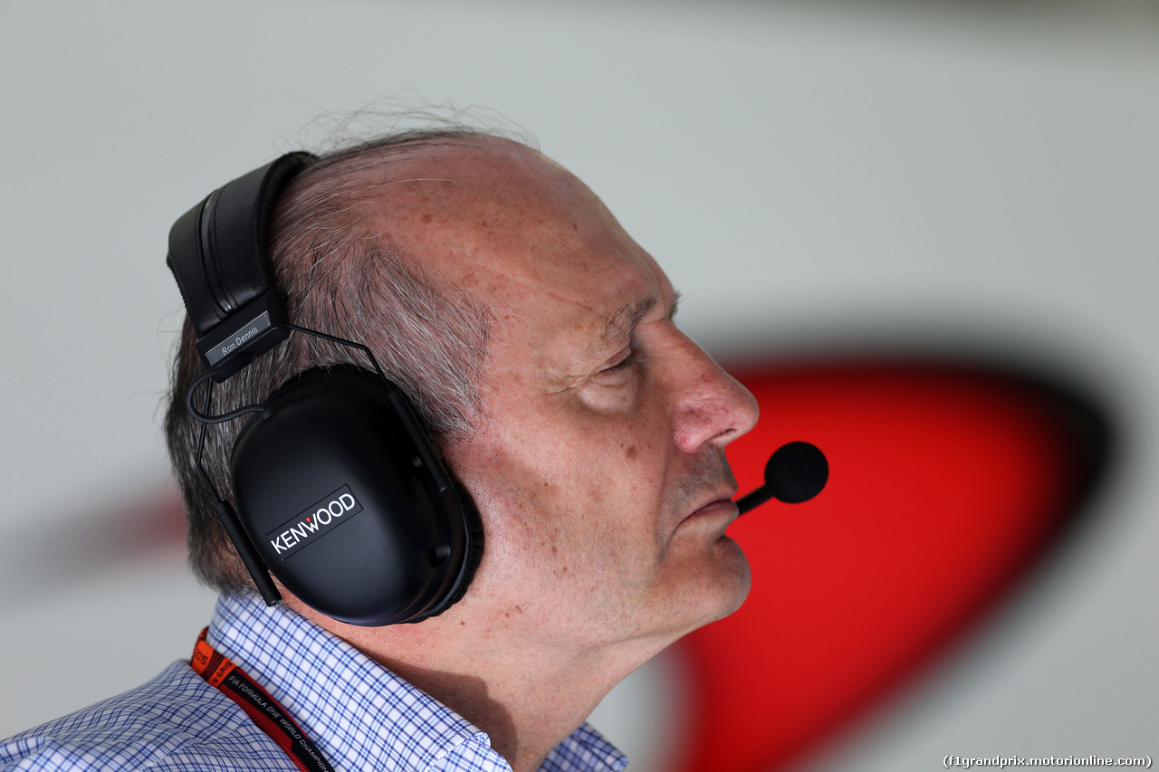 GP BAHRAIN, 18.04.2015 - Prove Libere 3, Ron Dennis (GBR) McLaren Executive Chairman