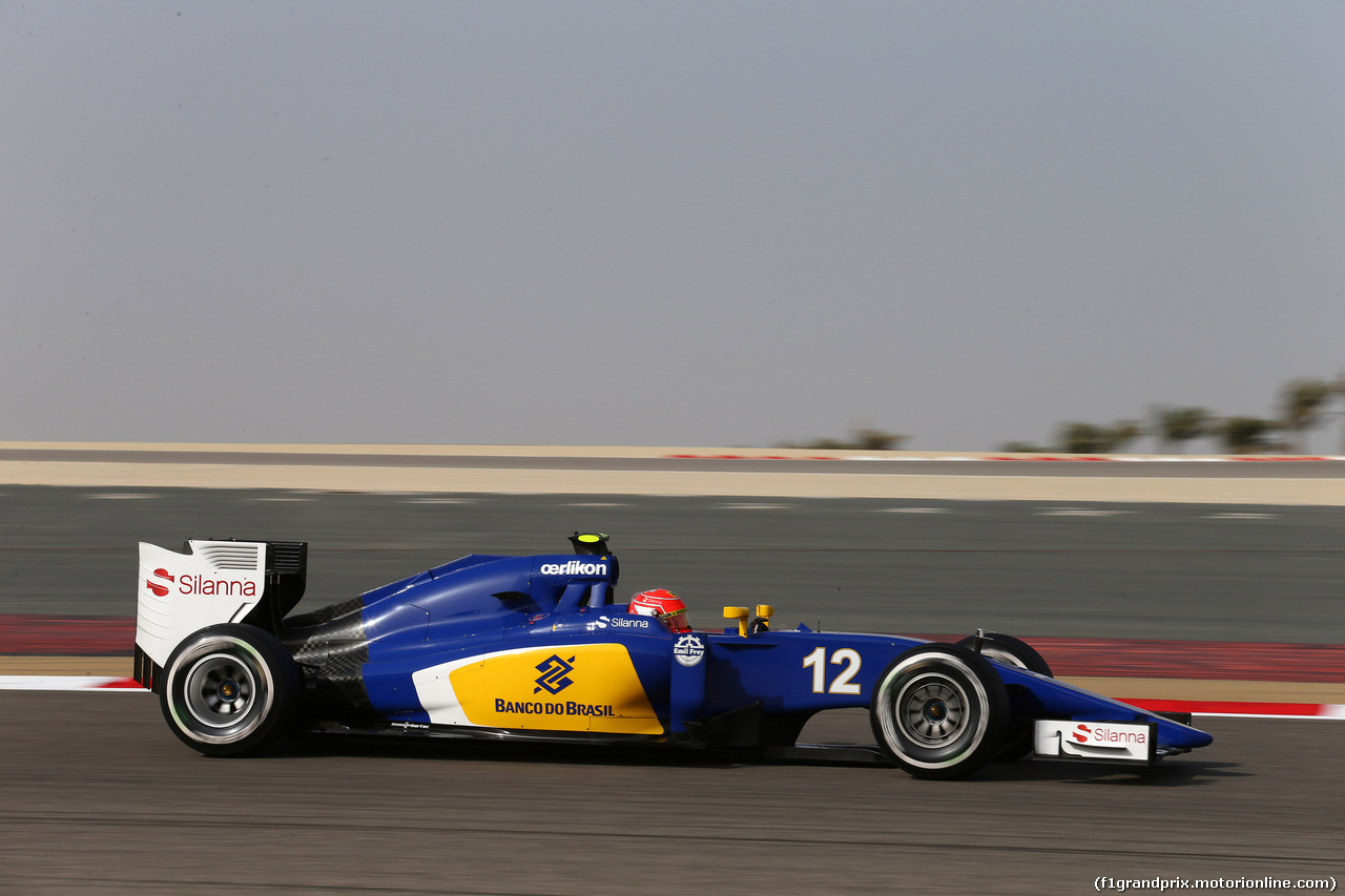 GP BAHRAIN, 18.04.2015 - Prove Libere 3, Felipe Nasr (BRA) Sauber C34