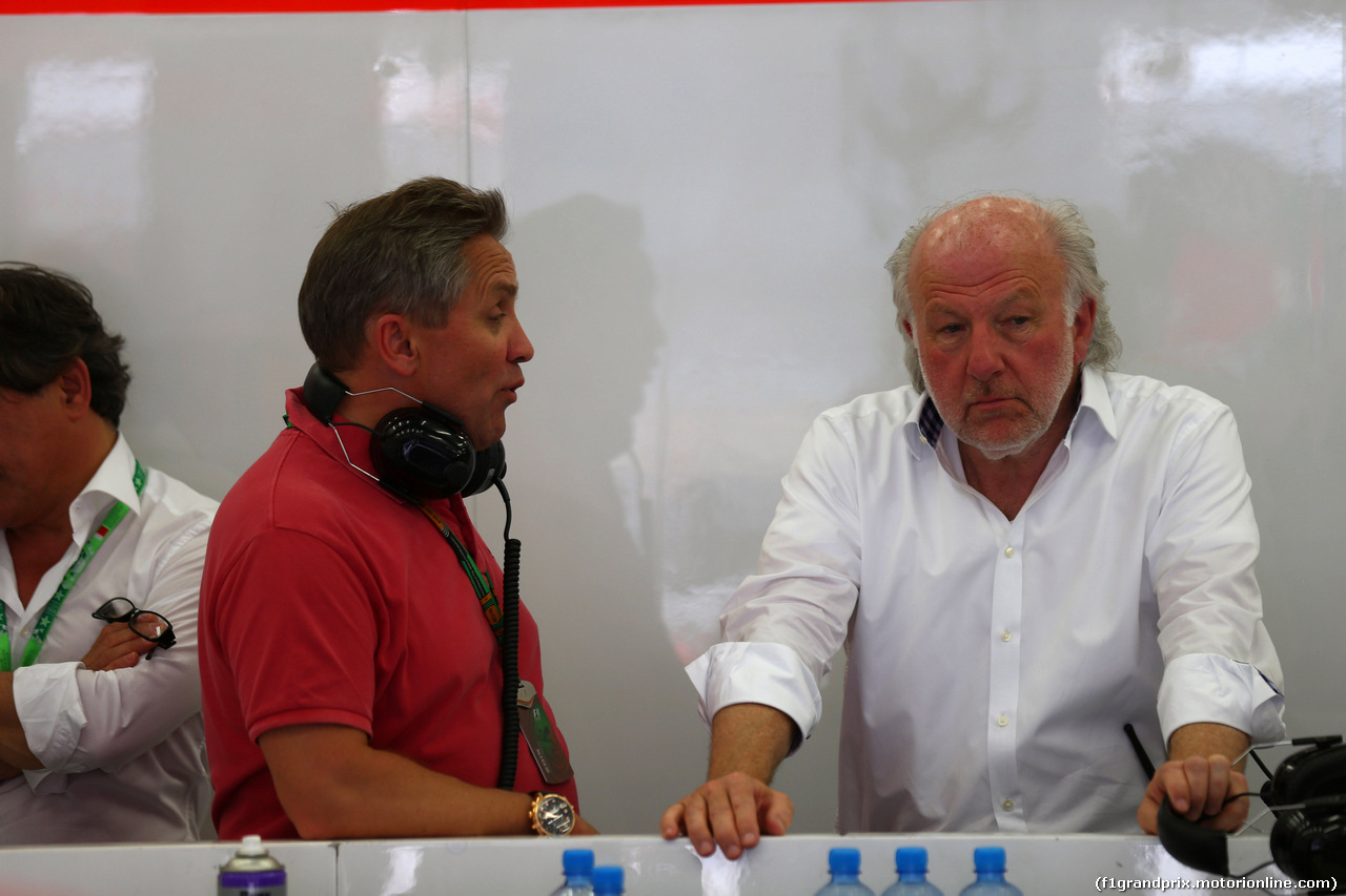GP BAHRAIN, 18.04.2015 - Prove Libere 3, David Richards (R)