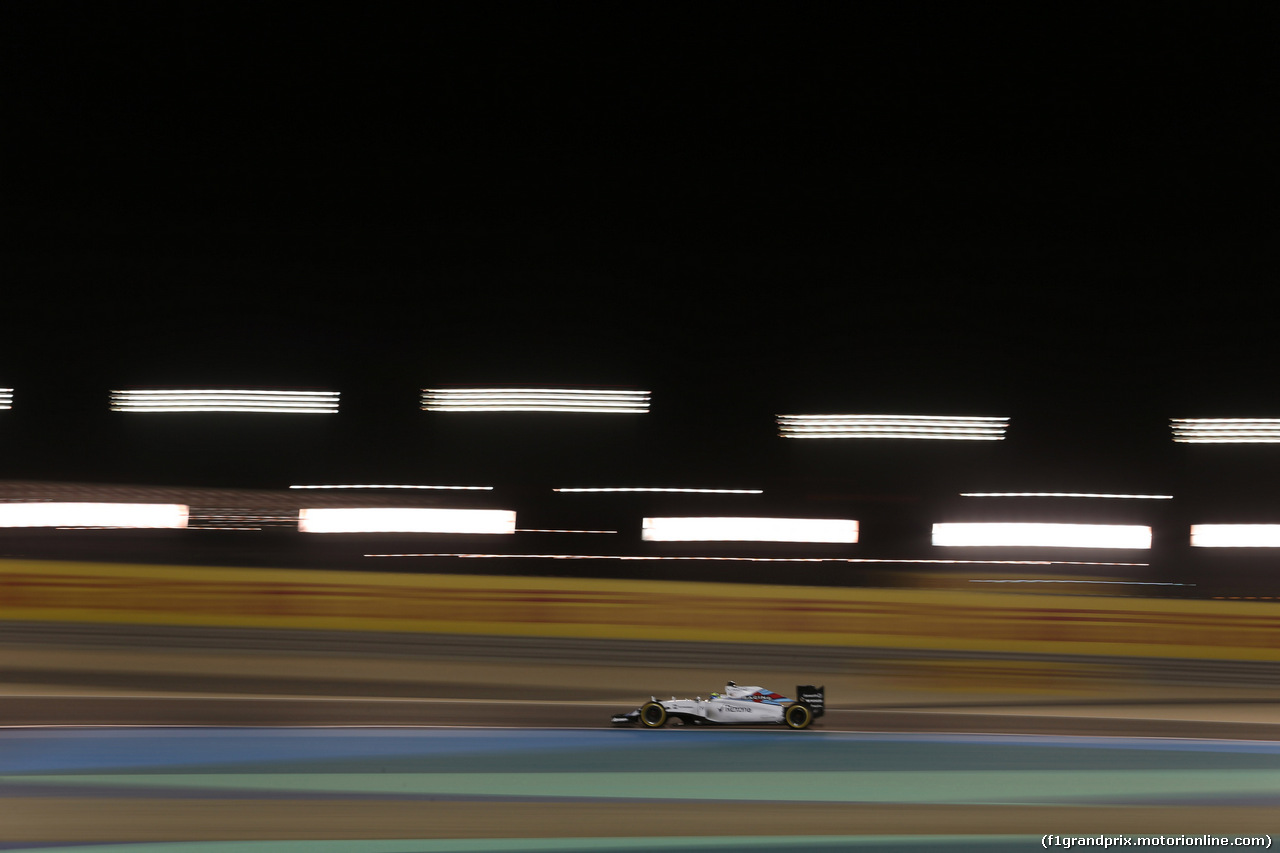 GP BAHRAIN, 18.04.2015 - Qualifiche, Felipe Massa (BRA) Williams F1 Team FW37