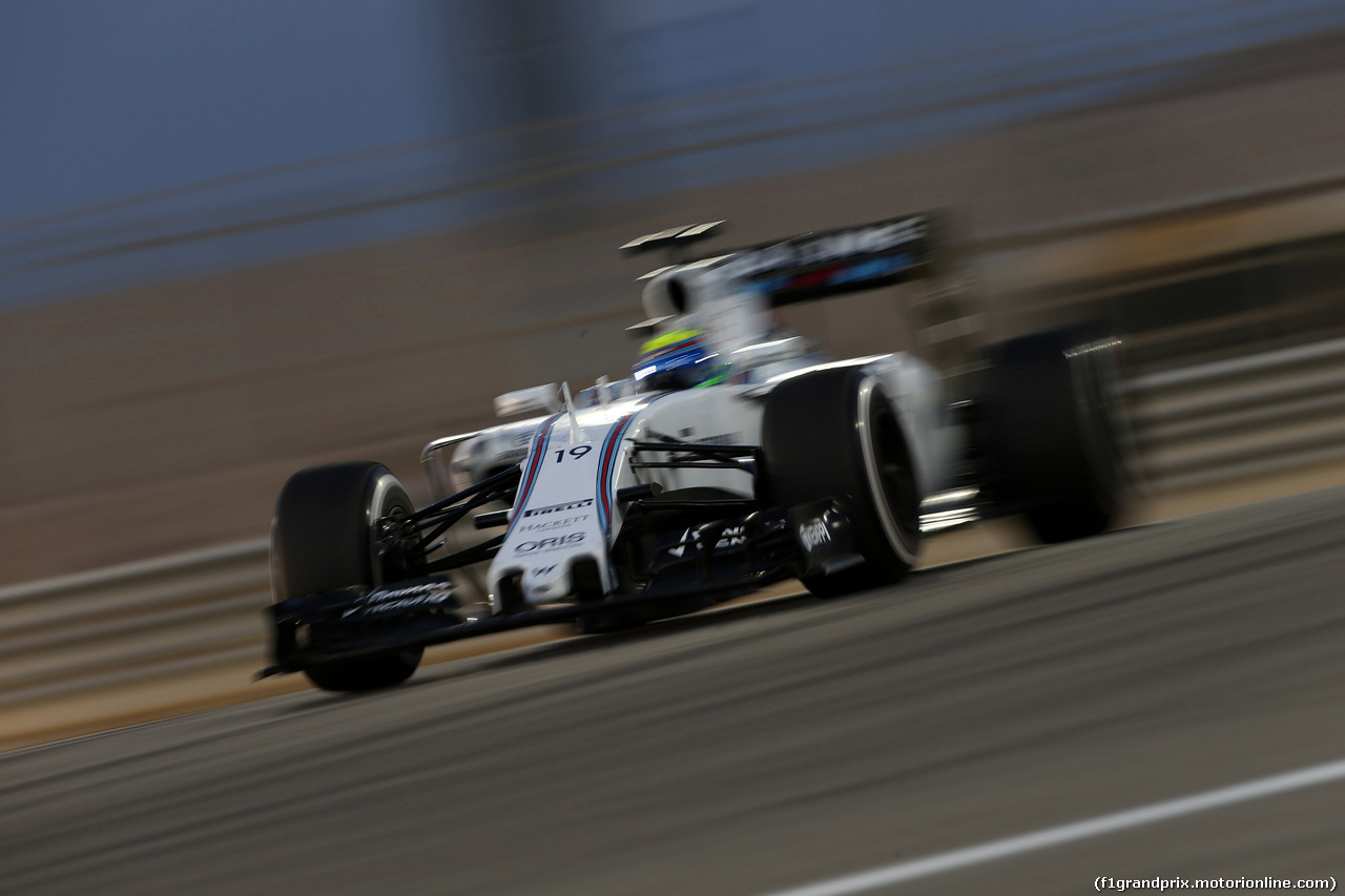 GP BAHRAIN, 18.04.2015 - Qualifiche, Felipe Massa (BRA) Williams F1 Team FW37