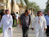 GP BAHRAIN, 18.04.2015 - Gerhard Berger (AUT) (Centre) with Crown Prince Shaikh Salman bin Isa Hamad Al Khalifa (BRN) (Right).