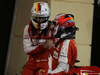 GP BAHRAIN, 18.04.2015 - Qualifiche, secondo Sebastian Vettel (GER) Ferrari SF15-T e Kimi Raikkonen (FIN) Ferrari SF15-T