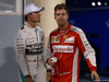 GP BAHRAIN, 18.04.2015 - Qualifiche, terzo Nico Rosberg (GER) Mercedes AMG F1 W06 e secondo Sebastian Vettel (GER) Ferrari SF15-T