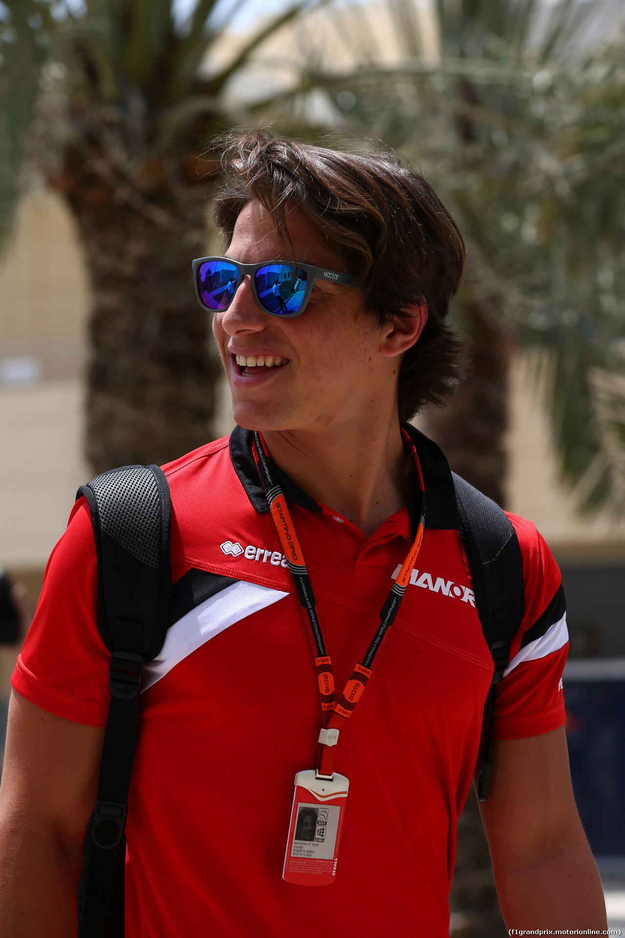 GP BAHRAIN, 17.04.2015 - Roberto Merhi (ESP) Manor Marussia F1 Team