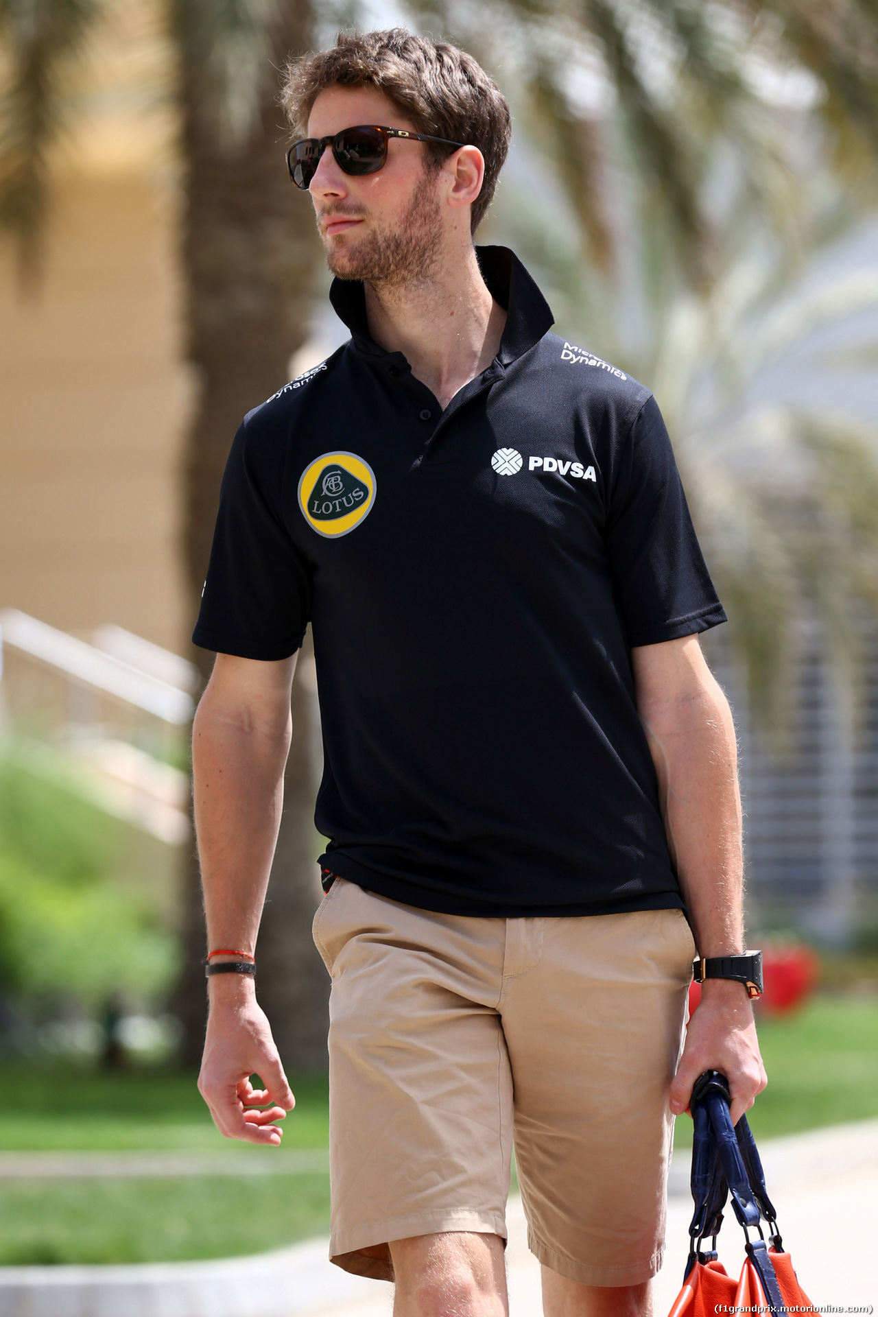 GP BAHRAIN, 17.04.2015 - Romain Grosjean (FRA) Lotus F1 Team E23