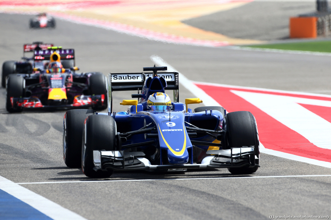 GP BAHRAIN, 17.04.2015 - Prove Libere 1, Marcus Ericsson (SUE) Sauber C34