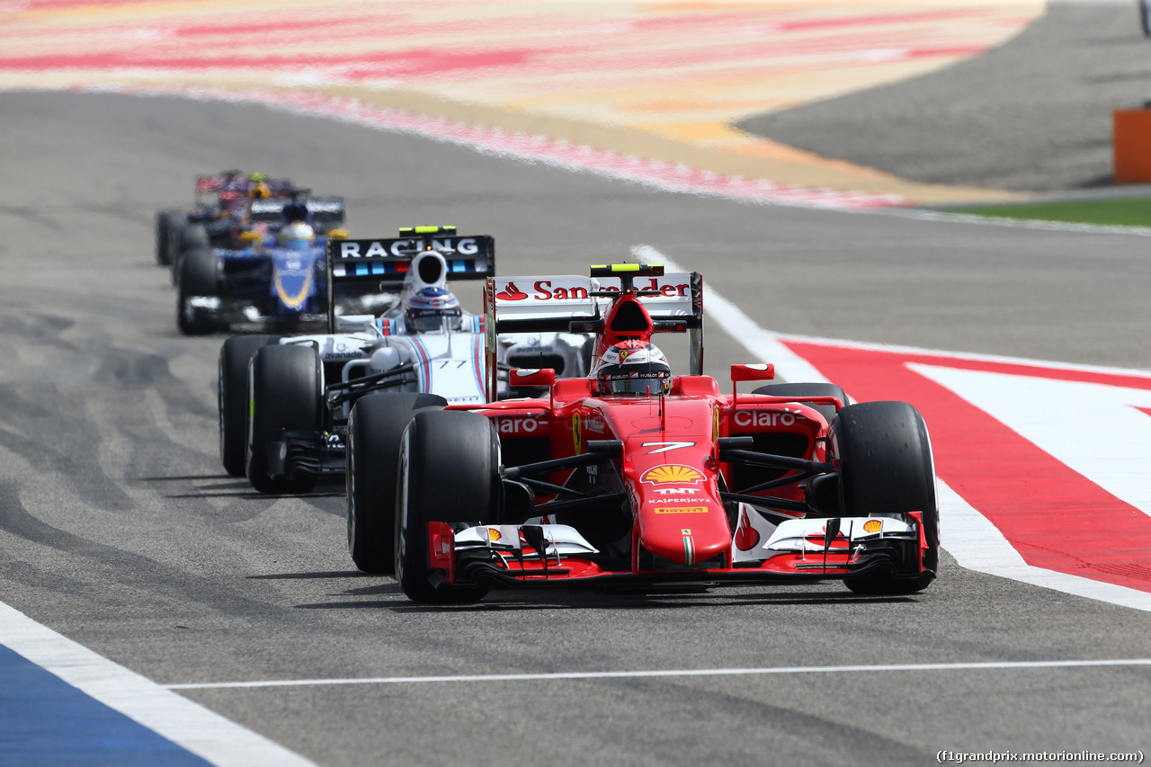 GP BAHRAIN, 17.04.2015 - Prove Libere 1, Kimi Raikkonen (FIN) Ferrari SF15-T