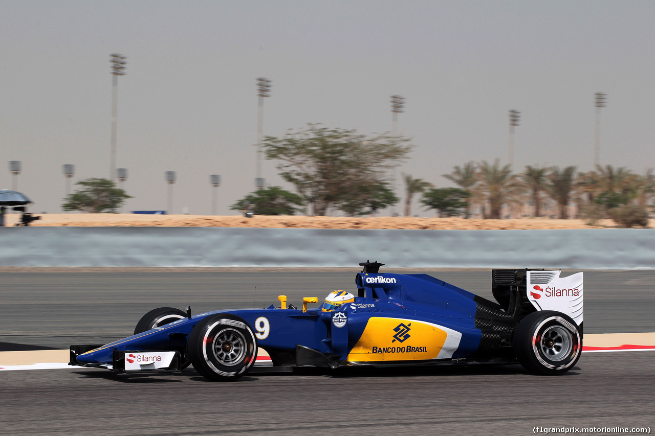 GP BAHRAIN, 17.04.2015 - Prove Libere 1, Marcus Ericsson (SUE) Sauber C34