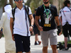 GP BAHRAIN, 17.04.2015 - Felipe Massa (BRA) Williams F1 Team FW37 e his brother Dudu Massa