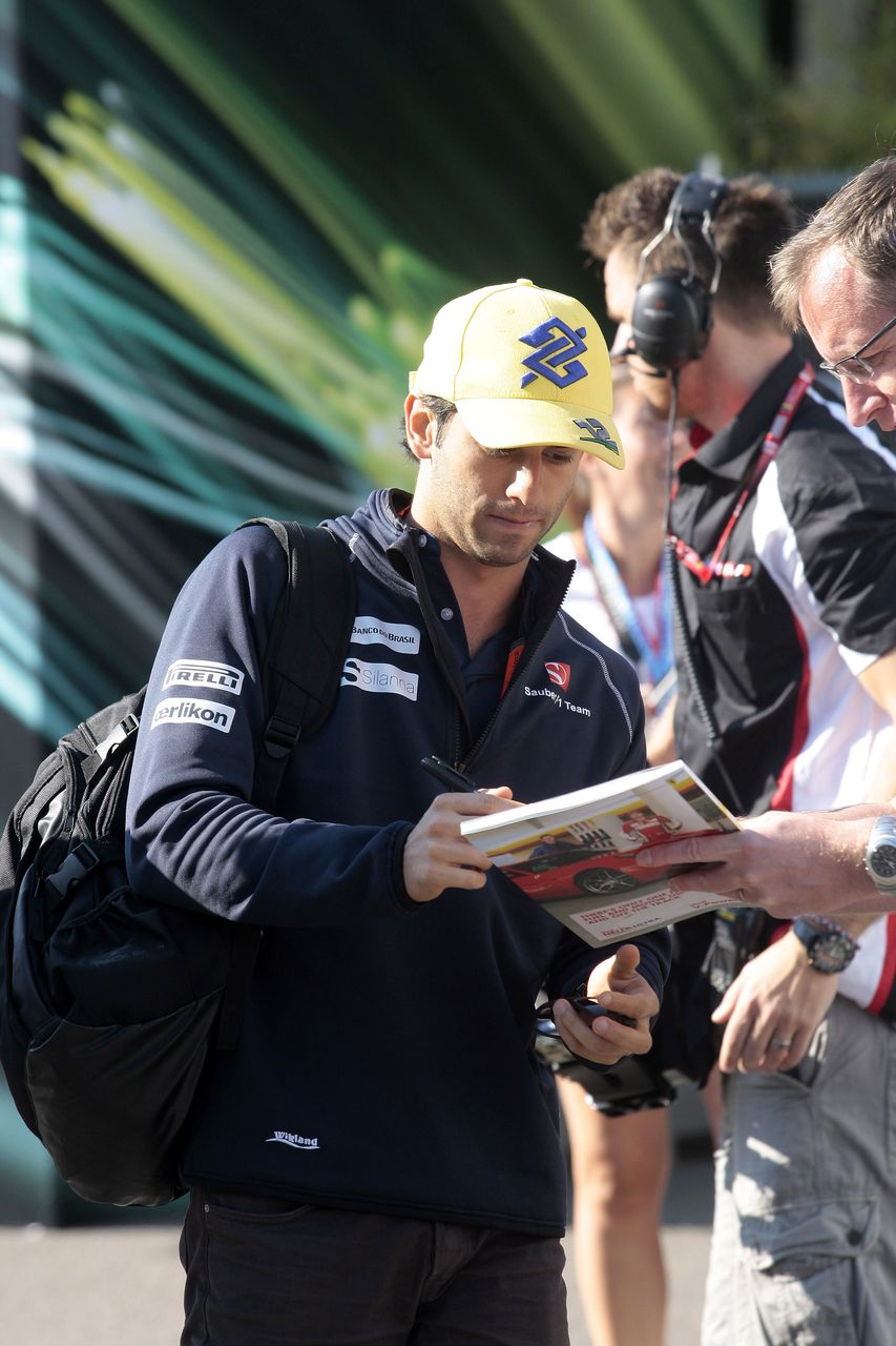 GP BELGIO, 23.08.2015 - Felipe Nasr (BRA) Sauber C34