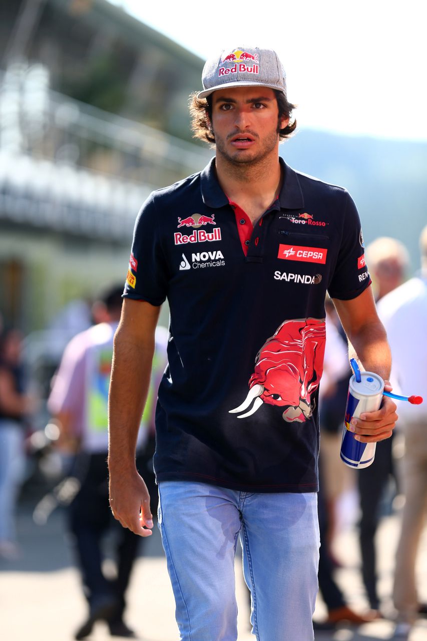 GP BELGIO, 23.08.2015 - Carlos Sainz Jr (ESP) Scuderia Toro Rosso STR10