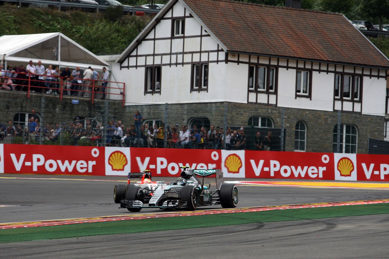 GP BELGIO, 23.08.2015 - Gara, Nico Rosberg (GER) Mercedes AMG F1 W06