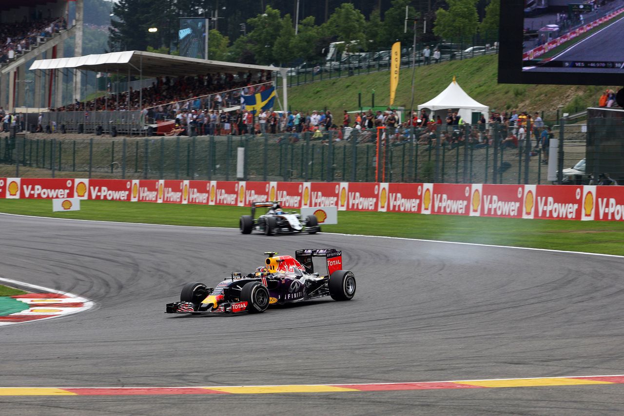 GP BELGIO, 23.08.2015 - Gara, Daniel Ricciardo (AUS) Red Bull Racing RB11