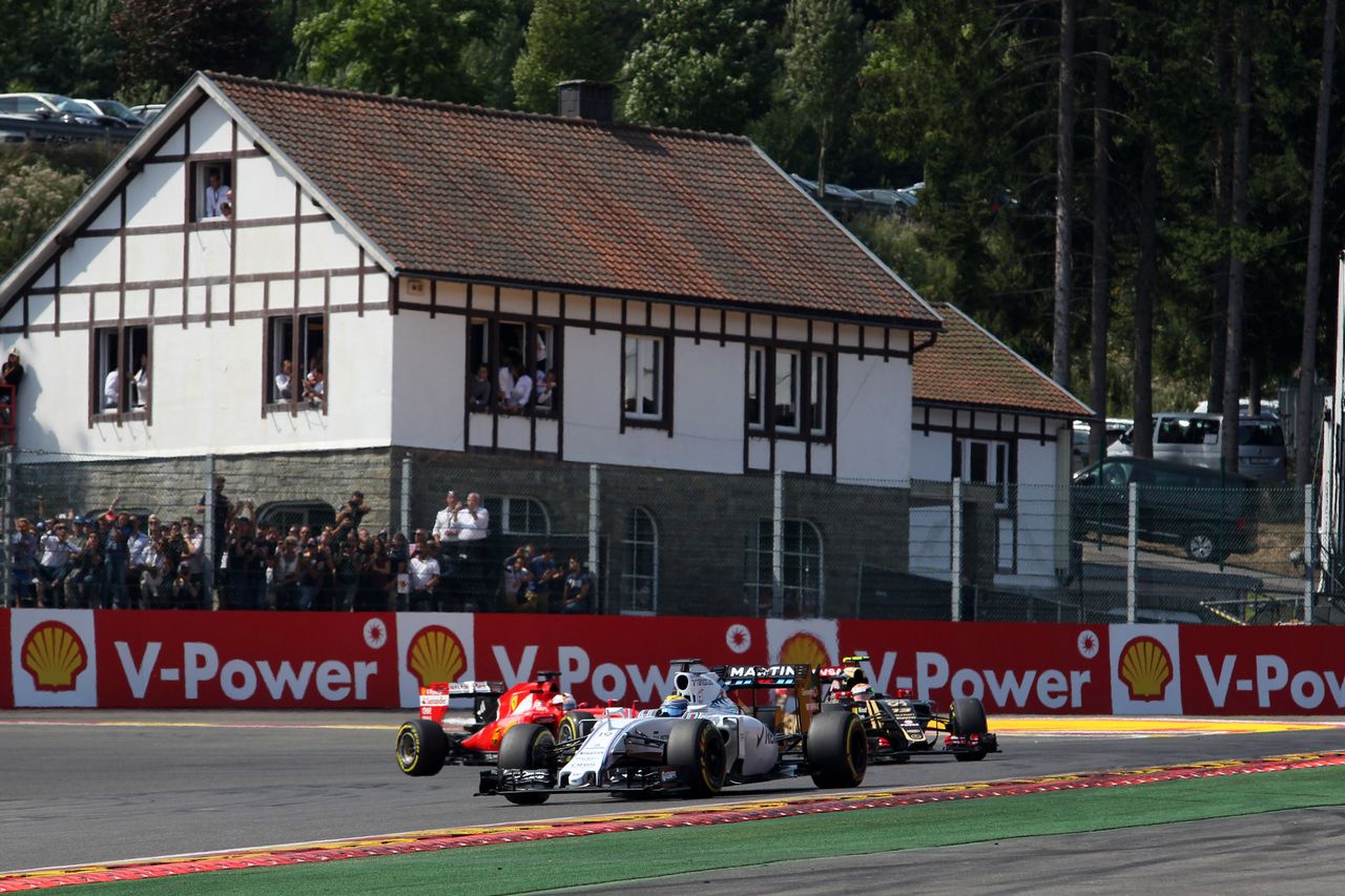 GP BELGIO, 23.08.2015 - Gara, Felipe Massa (BRA) Williams F1 Team FW37
