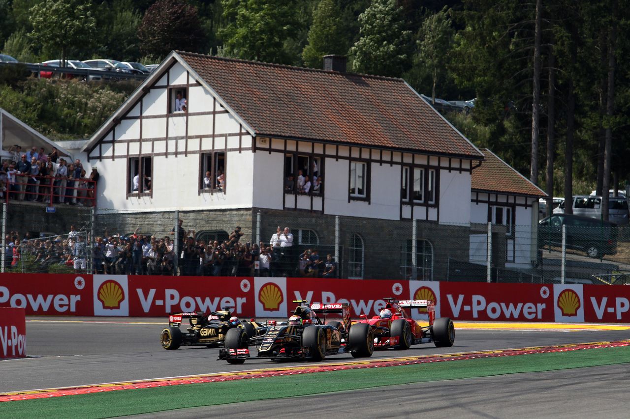 GP BELGIO, 23.08.2015 - Gara, Pastor Maldonado (VEN) Lotus F1 Team E23